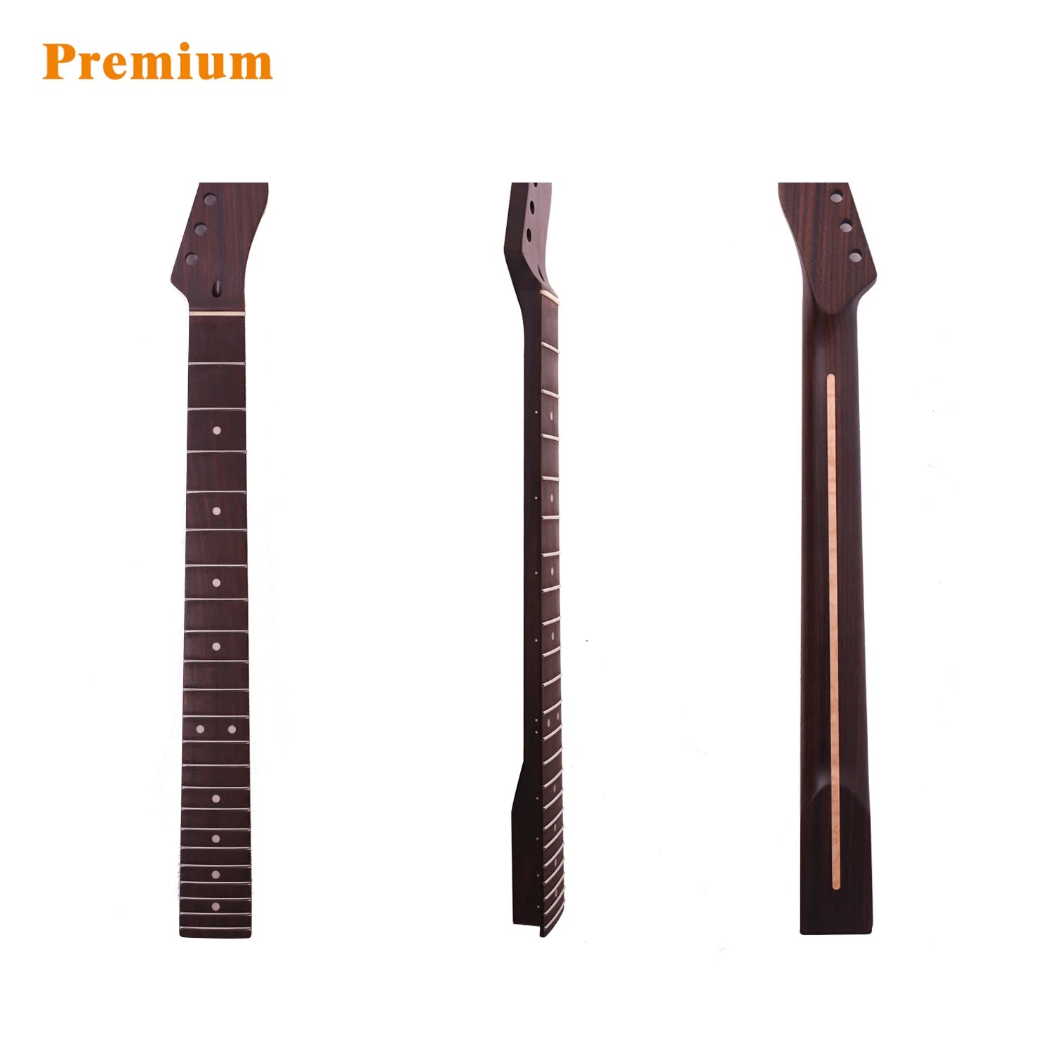 Premium TL Quarter Sawn Rosewood Guitar Neck Fretboard 9.5\" Radius 10 mm Holes 22 Frets Stringed Instruments Parts Accessories