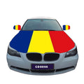 Hot Sale Cheap Custom Size Engine Flags 100%Polyester Cover Rearview Mirror Custom Rumania Romania Car Hood Flag