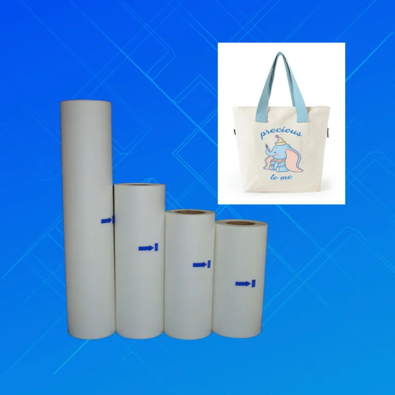 PET Film Roll 50cm 45cm 42cm 43cm 40cm 36cm 37cm 21cm 30cm 60cm Textile Heat Transfer Dtf Film for Clothing Printing Paper