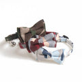 Promotional Price Custom Fashion Unique Safety Quick Release Buckle Adjustable Safety Cat Collar With Bow Tie and Bell
