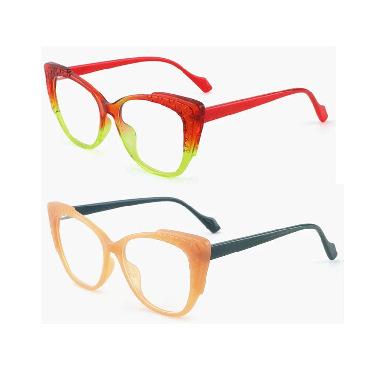 2026 Acetate Women Customize Cat Eye Frames Optical Glasses Eyewear Eye Frame Optical Glasses