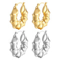 Promotion 18K Gold Plated Stainless Steel Huggie Statement Earrings Fine Hoop Jewelry for Women