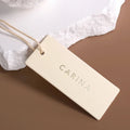 Eco-friendly Hanging Paper Garment Tag Luxury Recycled Paper Garment Accessories Label Custom Clothing String Hang Swing Tags