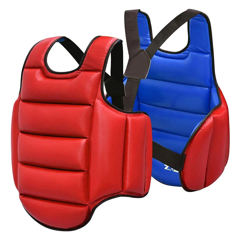Karate Chest Guard Vest MMA Kick Boxing Body Protector Martial Arts WTF Equipment  Taekwondo Target