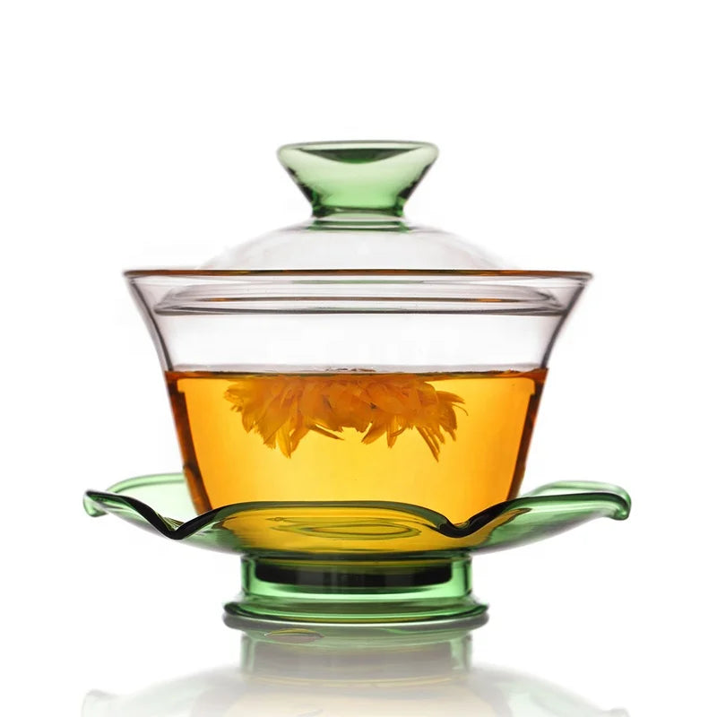 Hot Design Customized High Borosilicate Single Wall Glass Cups for Tea