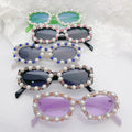 Big Diamond Shape Sunglasses PC Luxury Brand Sunglasses Women Custom Shades 97093