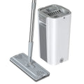 New Design Cheaper Hands-free 360 Rotating Swivel Handle Stainless Steel Flat Mop with Microfiber Floor Dust Mop and Bucket