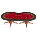 YH 10 Person Casino Game Poker Table Texas Wooden Poker Table