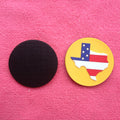 Round Embossed Rubber Badge Label With Hook and Looprubber Hook Patch for Hats