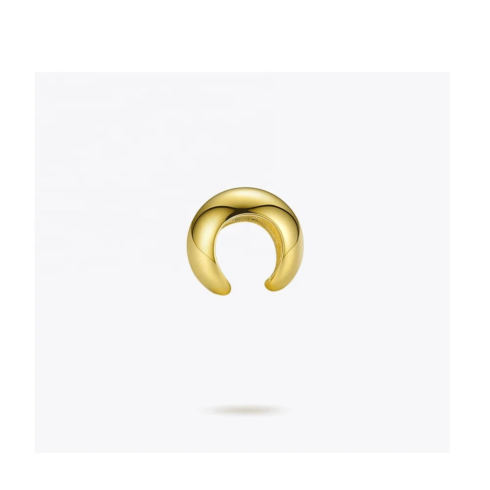 Fashion Jewelry Small Ball Punk Ear Cuff Clip on Earrings  Gold Color Rock Pea Earings Without Piercing Wholesale EC191038