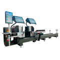 Large Screen Automatic CNC Aluminum Profile Double Head Cutting Machine  Window Making Machine