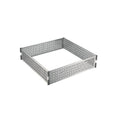 Campingmoon Custom Easy to Install Portable Stainless Steel Firepit Windshield Film Screen for Gril