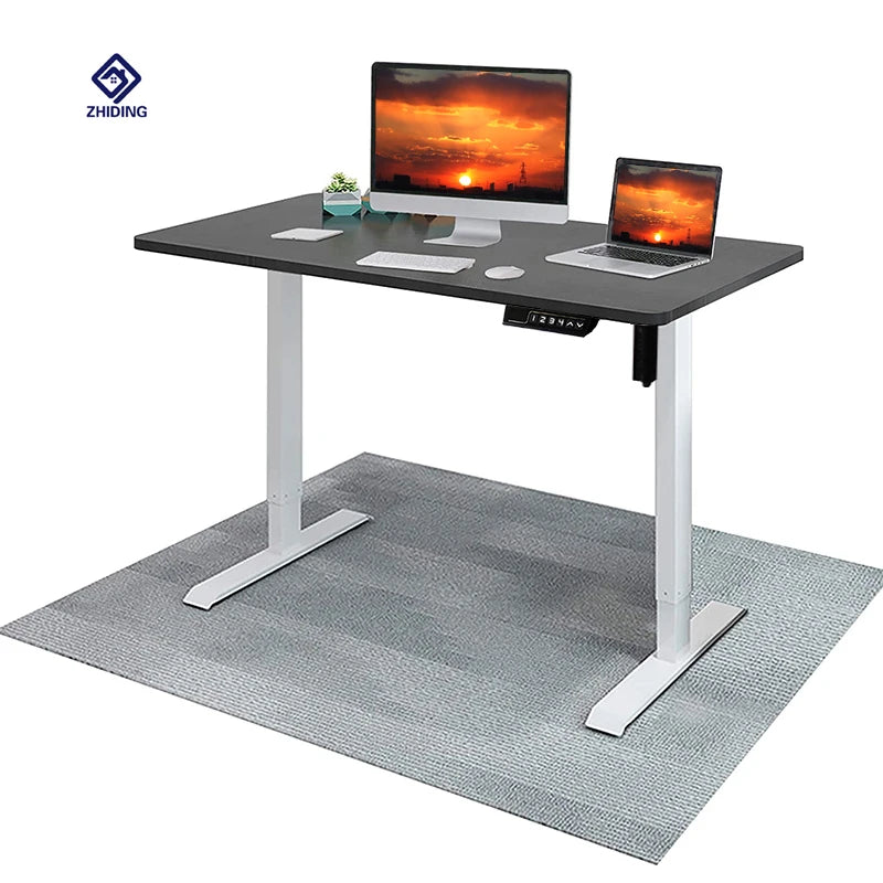 Tabletop Included Latest Stand up Desk Frame Motorized Height Adjustable Office Computer Table Electric Lift Sit Stand Desk