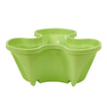 Factory Wholesale Three-Dimensional Multi-Layer Stacked PP Four Petal Three Petal Strawberry Vegetable Planting Pots