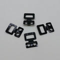 No-nail 20x27mm Conceal Double-hole Sawtooth Square Iron Black Oxide Photo Album Picture Frame Hanger Wall Hook Box