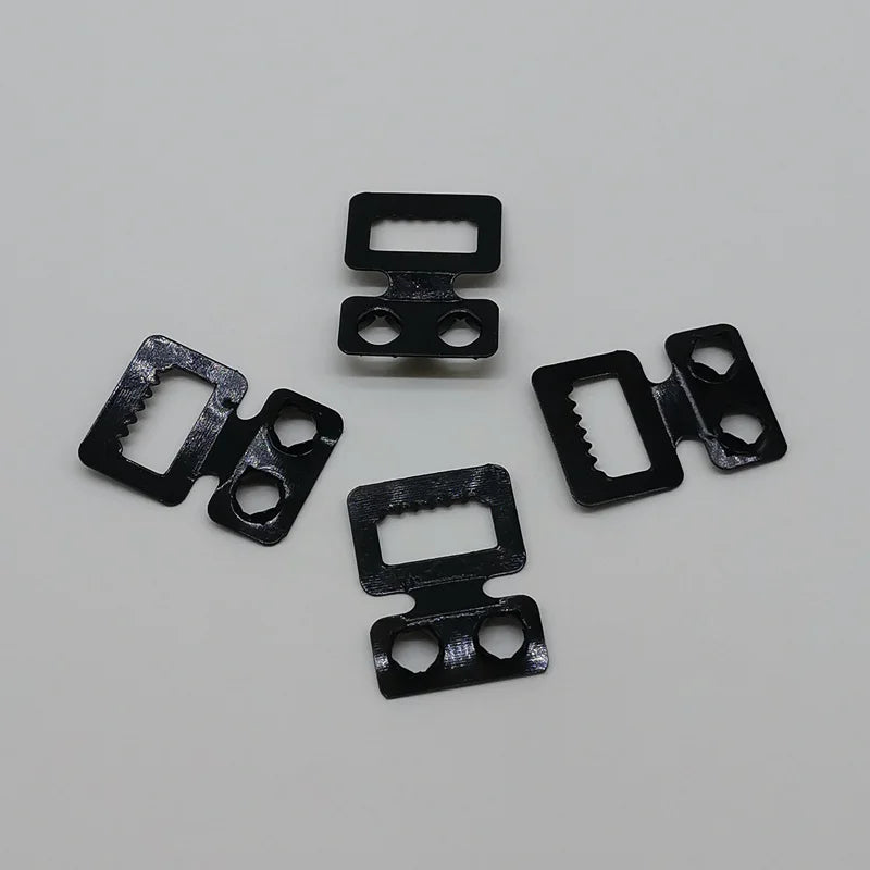No-nail 20x27mm Conceal Double-hole Sawtooth Square Iron Black Oxide Photo Album Picture Frame Hanger Wall Hook Box