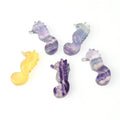 Wholesale Natural Crystal Hand Carved Hippocampus Quartz Rainbow Fluorite Sea Horse