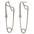 Fishing Clip Snap 135mm Long Line Stainless Steel Clips Sea Fishing Connector Saltwater Swivel Fishing Snap Safety Pin