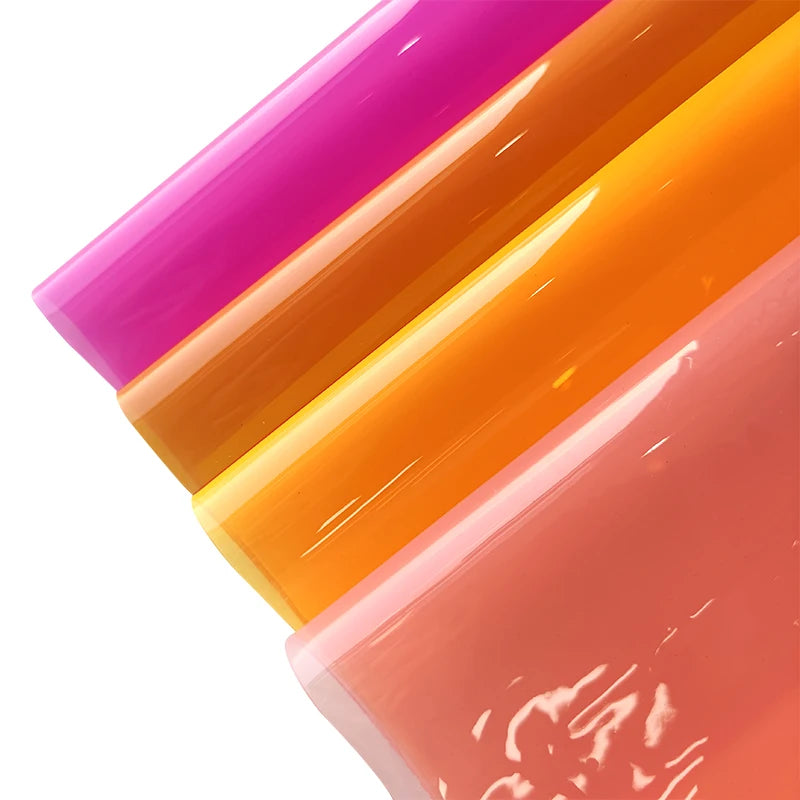 Wholesale 0.8MM Soft Translucent PVC Film Waterproof Film Plastic Fabric for Making Book Cover
