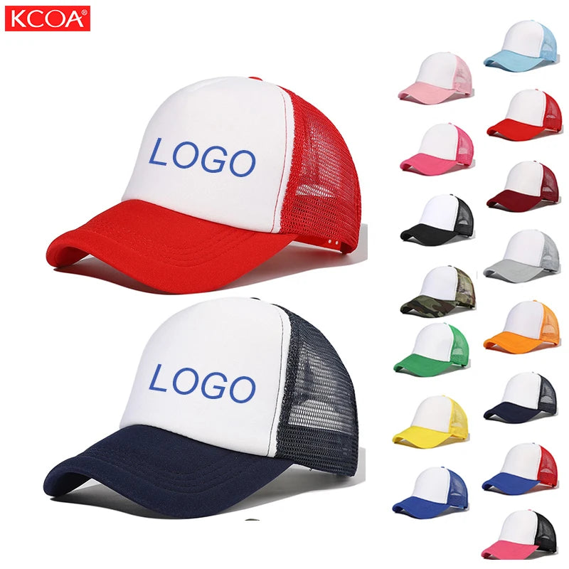 Promotional Baseball Adjustable Trucker Dad Hats Snapback Curved Brim Blank Plain Sports Caps