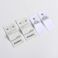 Factory Wholesale Custom Woven Name Fabric Tags for Clothing and Bags Shoe Labels