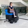 New ROCKBEST Mini Ride-On 24V Battery-Powered Rotary Brush Burnishing Floor Scrubber Machine