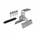 Trapezoidal Pv Top Metal Tin Roof Clamp for Solar Panel Mounting Brackets Universal Solar Clip Lock Adjustable X Clamp