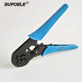 SUPOELE GS Certified Ratchet Crimping Tool HSC8 16-4 Steel Pliers 0.4-16mm2 12-6 AWG Insulated Terminals Ferrules High Precision