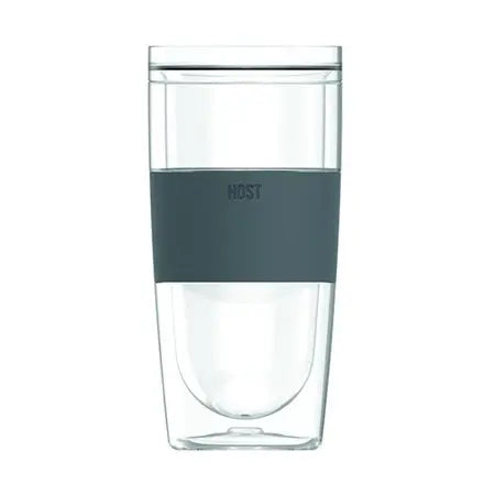 Eco-friendly Borosilicate Glass Modern Double Wall Insulated Cup with Gel Leak Proof BPA Free for Party & Restaurant Use