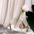 Elegant Modern Style Table Wedding Party Decorative Transparent Clear Plant Flower Vase Glass