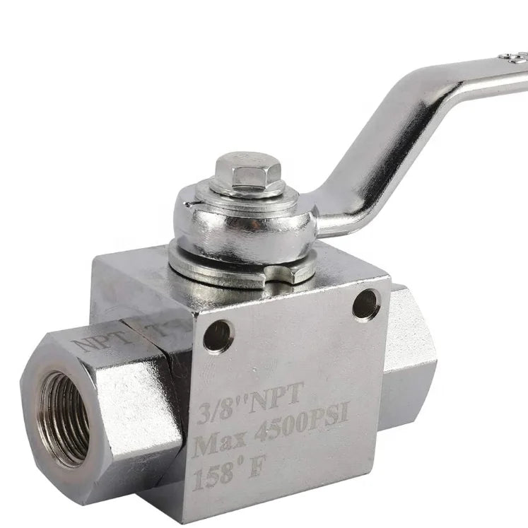 High Quality Stainless Steel High Pressure  3/8 Inch Quick Connector Washer Ball Valve Kit for Power Washer Hose