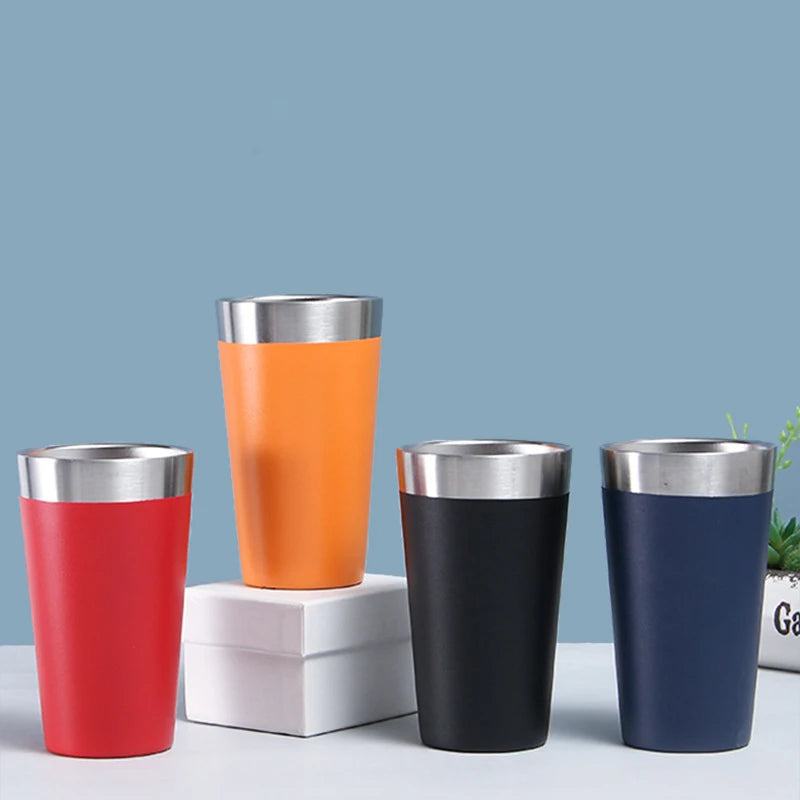 Factory Custom Stainless Steel Metal Beer Mug