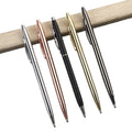 SHULI Manufacturer Wholesale Metal Pen High Quality Luxury Electroplating Black Ballpoint Pen Customized Logo Corporate Gift Pen