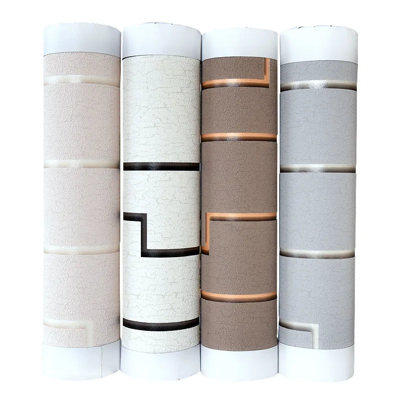 New Chinese Style Geometric Wallpaper Bedroom Living Room Porch 3D Relief f TV Background Wall Wallpaper
