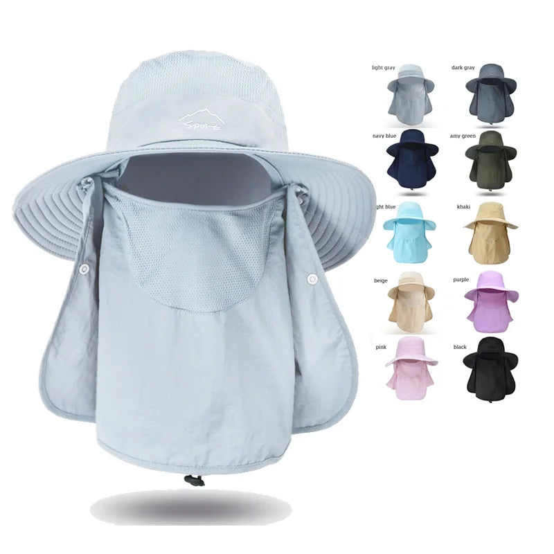 Wholesale Breathable Sporty Hiking Fishing Travel Bucket Hats American Men Sizes Custom Logo Outdoor Sun Protection 100%