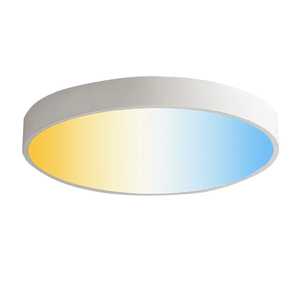 Benory 24V D300/400mm 18W 40W 2000-6000K Flush Mount Round LED MDT KNX Loxone PWM Casambi DALI Tunable White Smart Ceiling Light