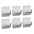 Heavy Duty Matte Black Metal Hangers for Clothing Bathroom and Kitchen Adhesive Hooks for Towels and Utensils Factory Price