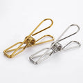 Factory Marine 316 Stainless Steel Wire Clothespins Metal Spring Clothes Clips Household Clothes Pegs for Supermarket Wholesale