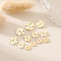 Irregular Folds Retro New Trendy High-end Irregular Texture Wavy Disc Spacer for Jewelry Making Supplies