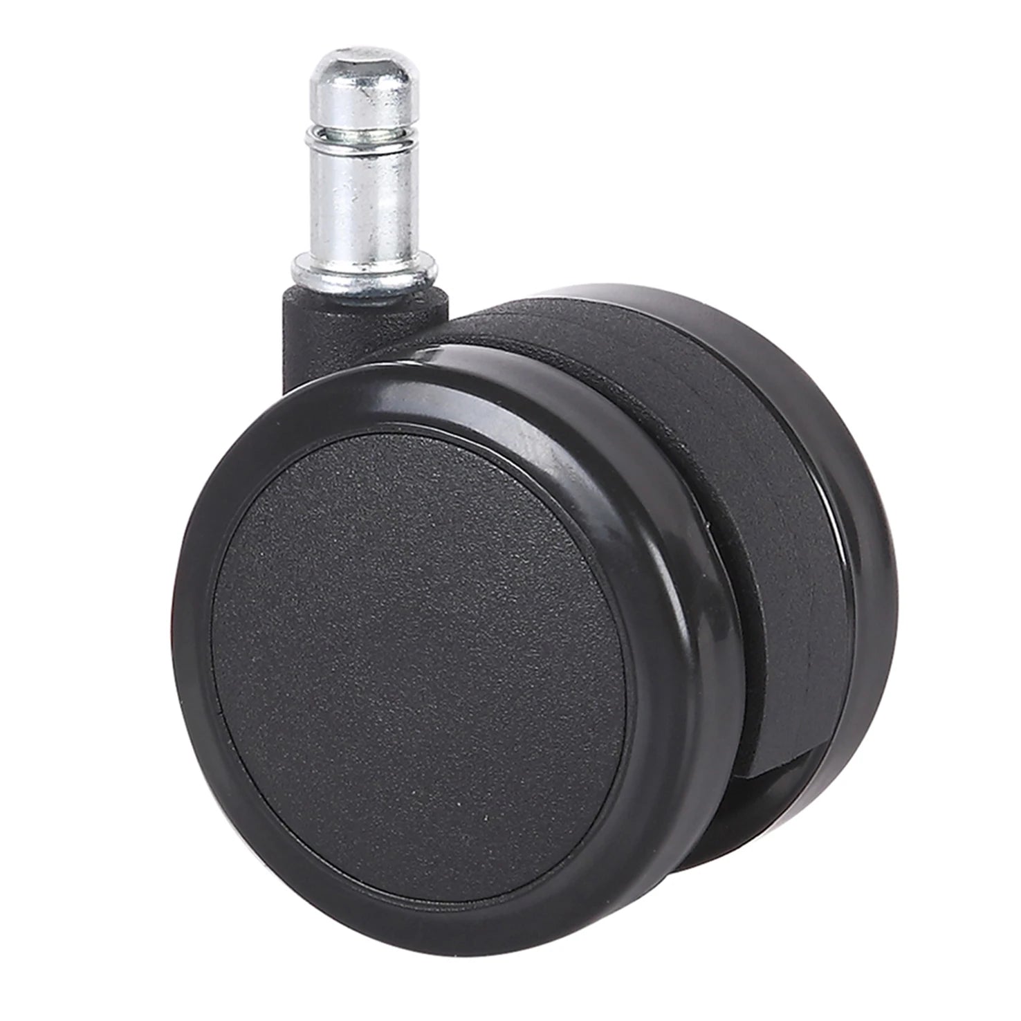 50mm Swivel Castor for Office School or Hotel Use PU/Nylon Alloy Chair Caster with Zinc Plated Finish Bag Packed