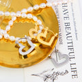 Chris April Fashion Trendy Jewelry 316L Stainless Steel 18k PVD Plated Glossy Heart Huggie Hoops Earrings