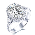 Tonglin Classic Design New Arrival 925 Sterling Silver With Rhodium Plated CZ Engagement Ring for Woman
