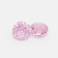 HanYu Low Price Pink Color CZ Stone Loose Wholesale Firework Cut Cubic Zirconia 6mm Round Gemstone