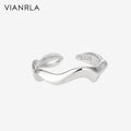 VIANRLA 18K Gold Ring 925 Sterling Silver Jewelry Minimalist Ring Support Drop Shipping Daily Jewelry