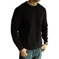50S 100% Supima Cotton Ammonia Double-side Fabric Long Sleeve T-shirt