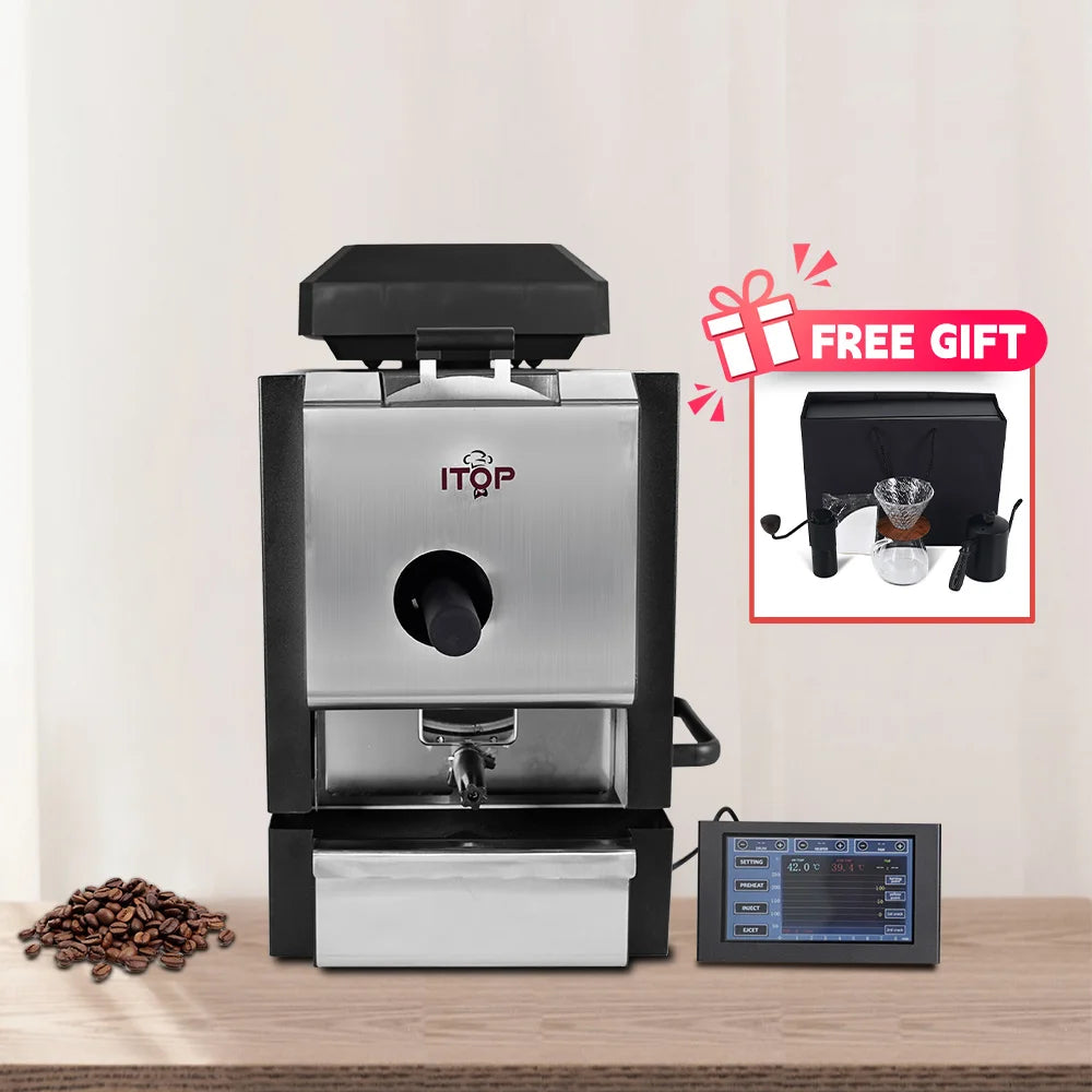 Temperature Control Coffee Bean Roasting Machine 300g Small Electric Heating Coffee Roaster Limited Time Gift Coffee Gift Box