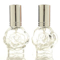 12ml Cosmetic Perfume Glass Spray Bottle Flower Shape Glass Empty Perfume Bottle