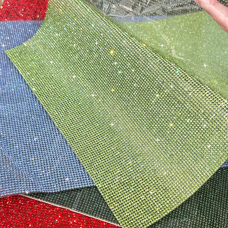 Wholesale 40*24cm Self-Adhesive Flatback Diamond Rhinestone Sticker Sheet Motif Glass Rhinestones for Cups & Clothes