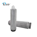 10 Inch 5 Micron Carbon Cellulose Pleated Filter Elements Strong Chemical Resistant Filter for  Filtration