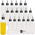 Thick Transparent Gel Bottle Plastic Tube With Black Twist Cap Transparent Squeeze Bottles of Various Specifications